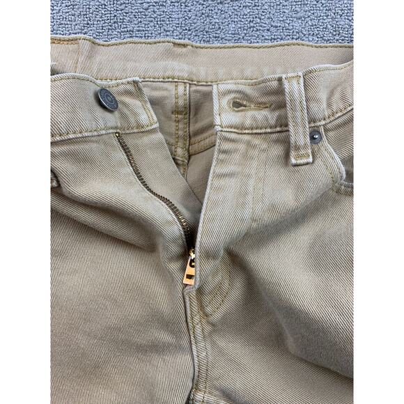 Levi's Men's 31x32 514 Straight Fit Beige Chino Khaki Jeans - Picture 10 of 14